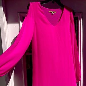 Gianni Bini Hot Pink Shift Dress